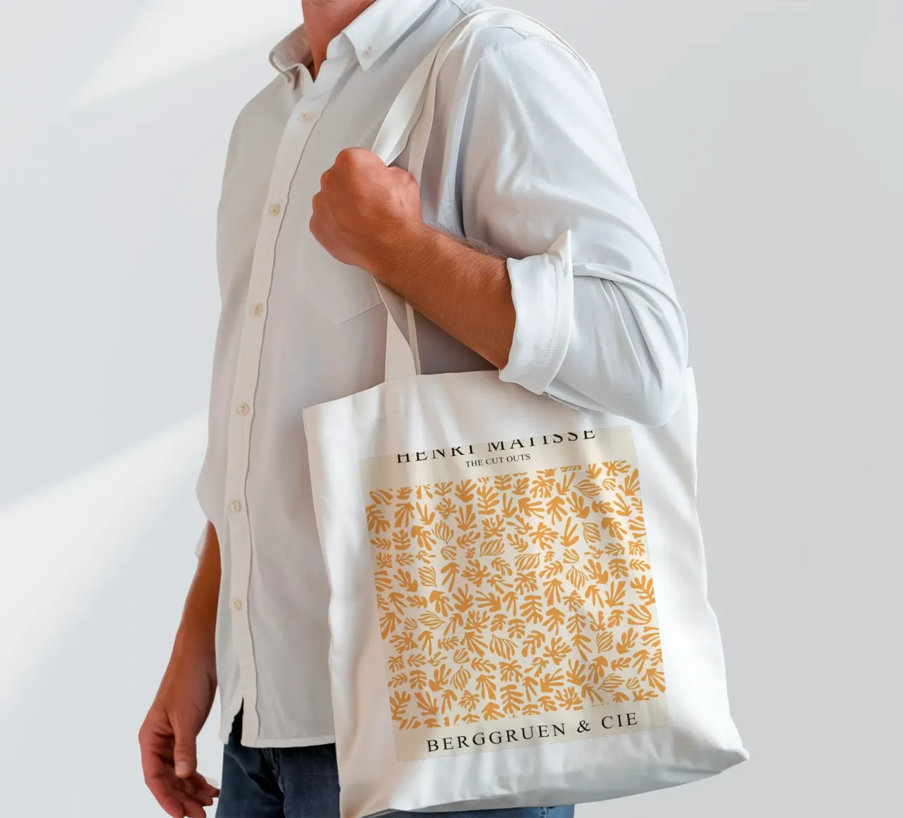 Forme botaniche - Taglio moderno borsa in juta da Whole©
