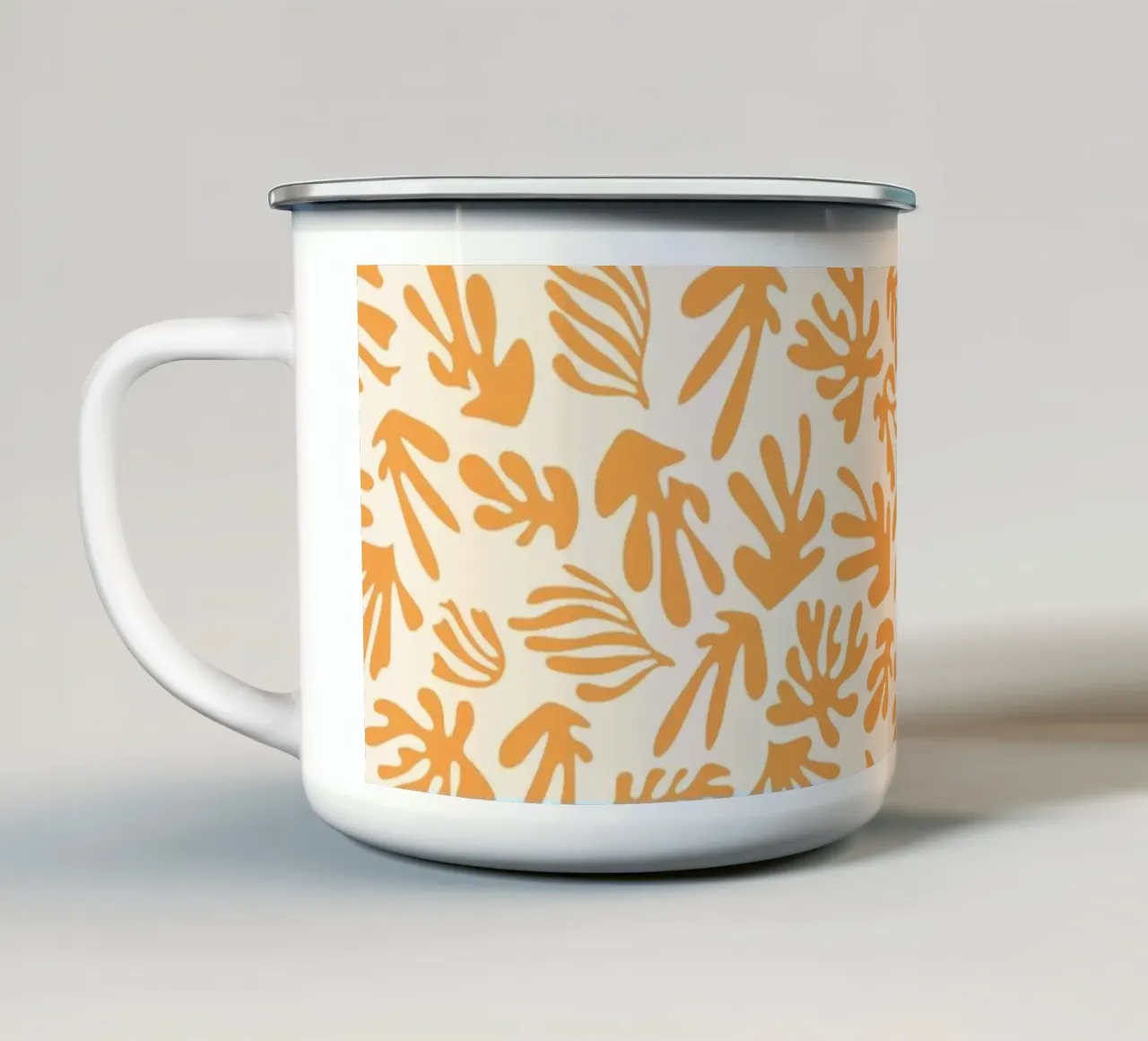 Forme botaniche - Taglio moderno tazza in smalto da Whole©