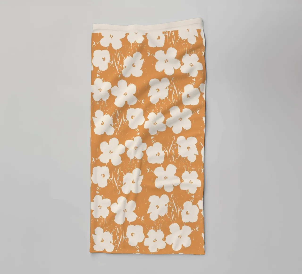Retro floral pattern - timeless style towel by Whole©