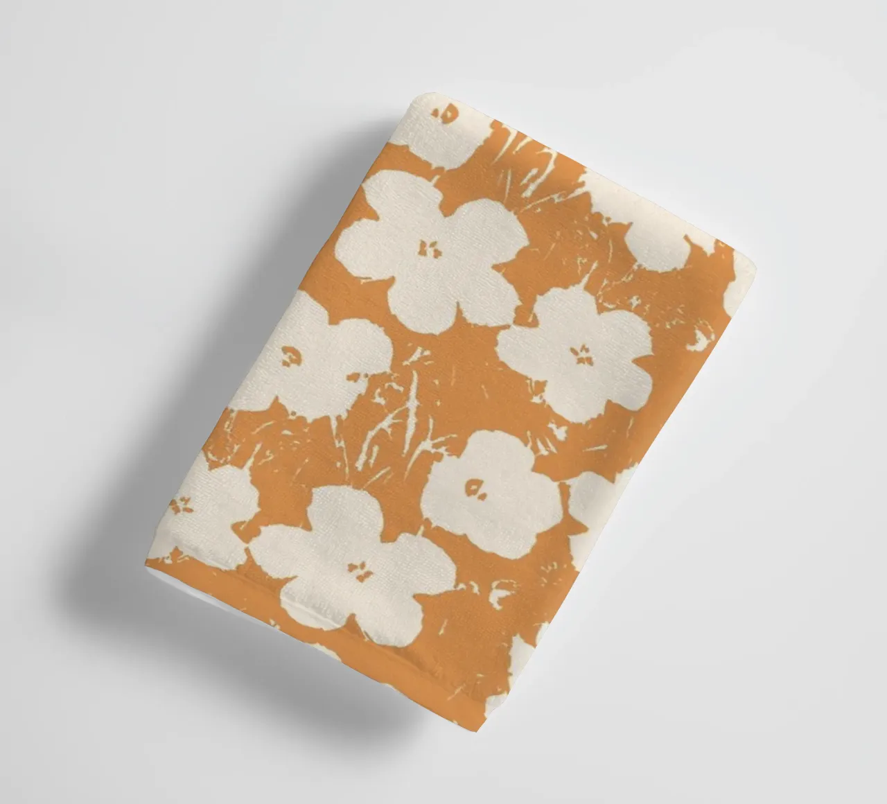 Retro floral pattern - timeless style towel by Whole©