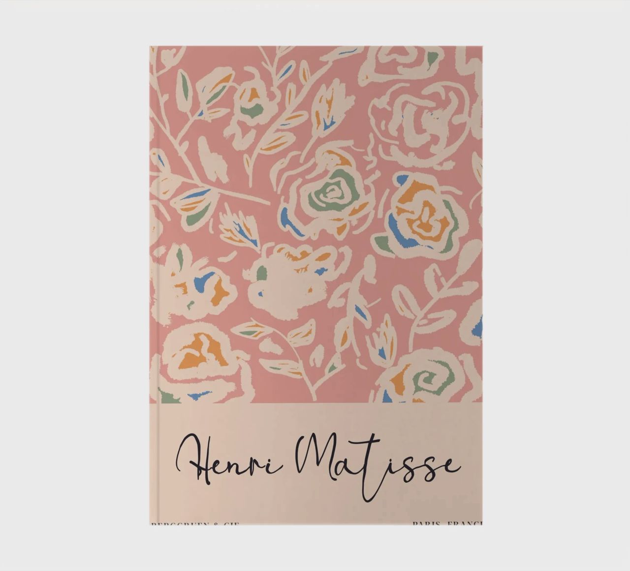 Rose pattern - colourful elegance notebook by Whole©