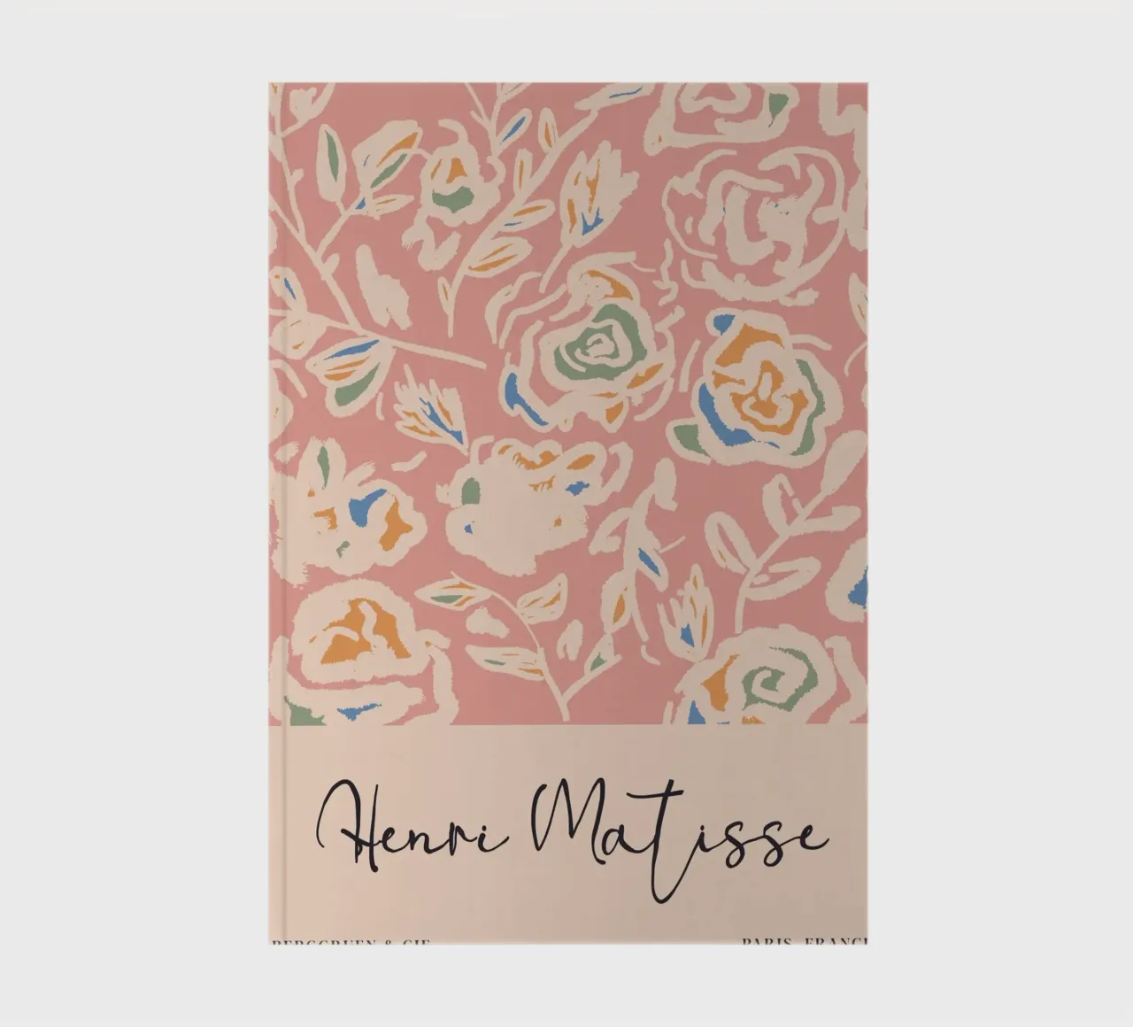 Motifs de roses - une élégance colorée carnet de notes de Whole©