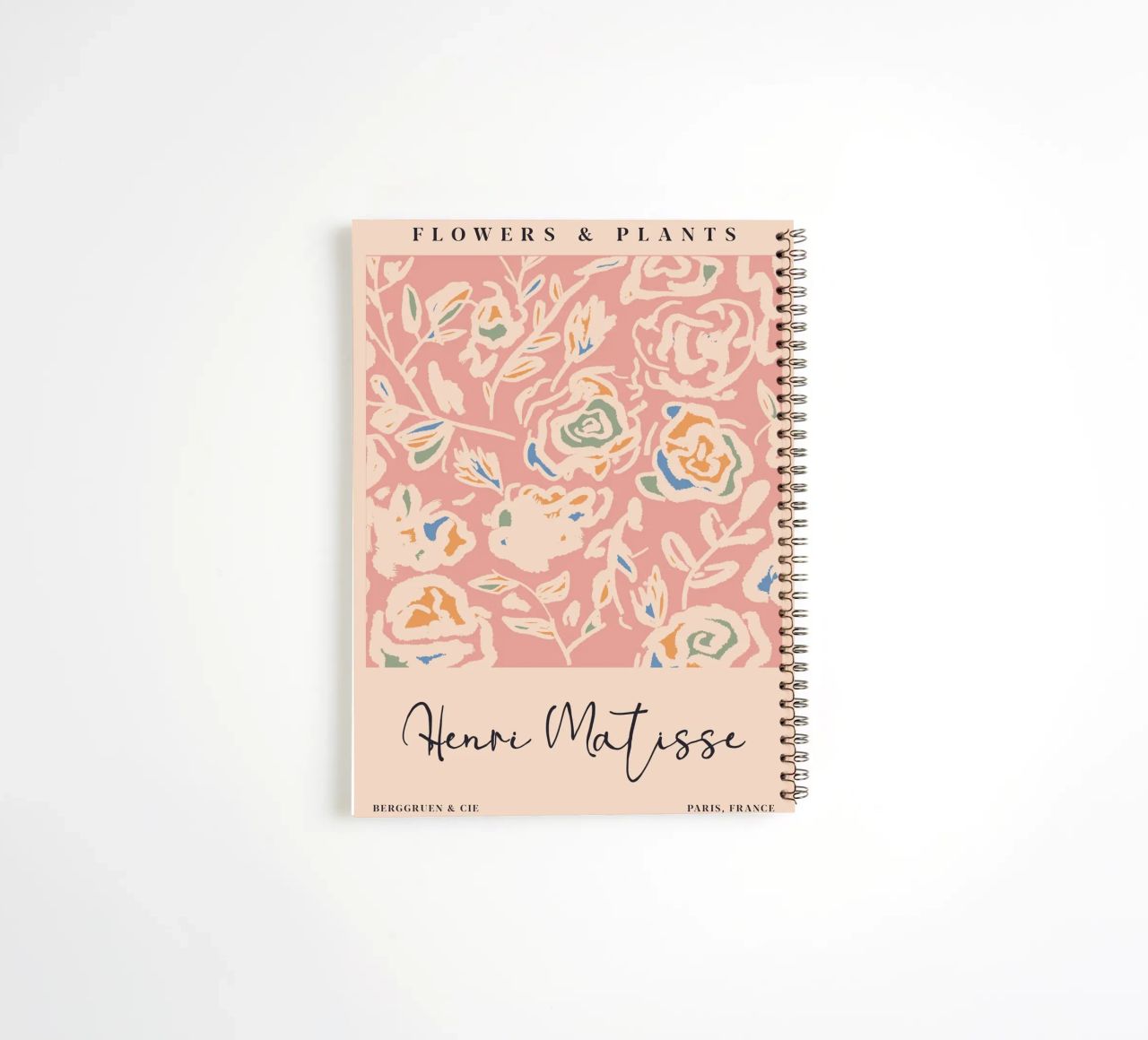Rose pattern - colourful elegance spiral notebook by Whole©