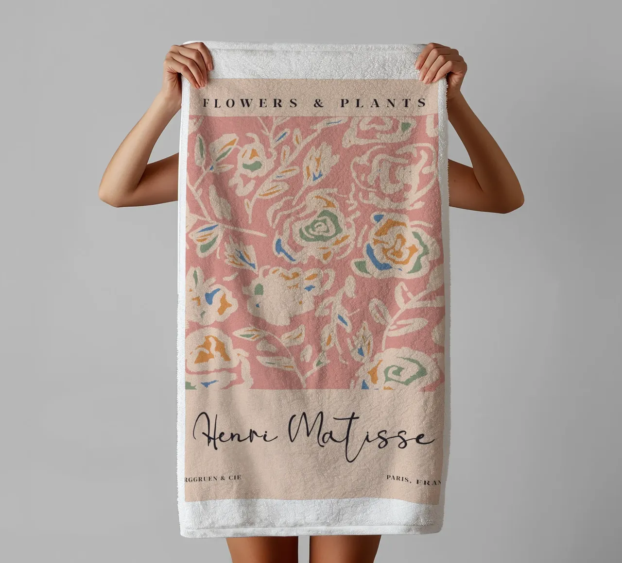 Rose pattern - colourful elegance towel by Whole©