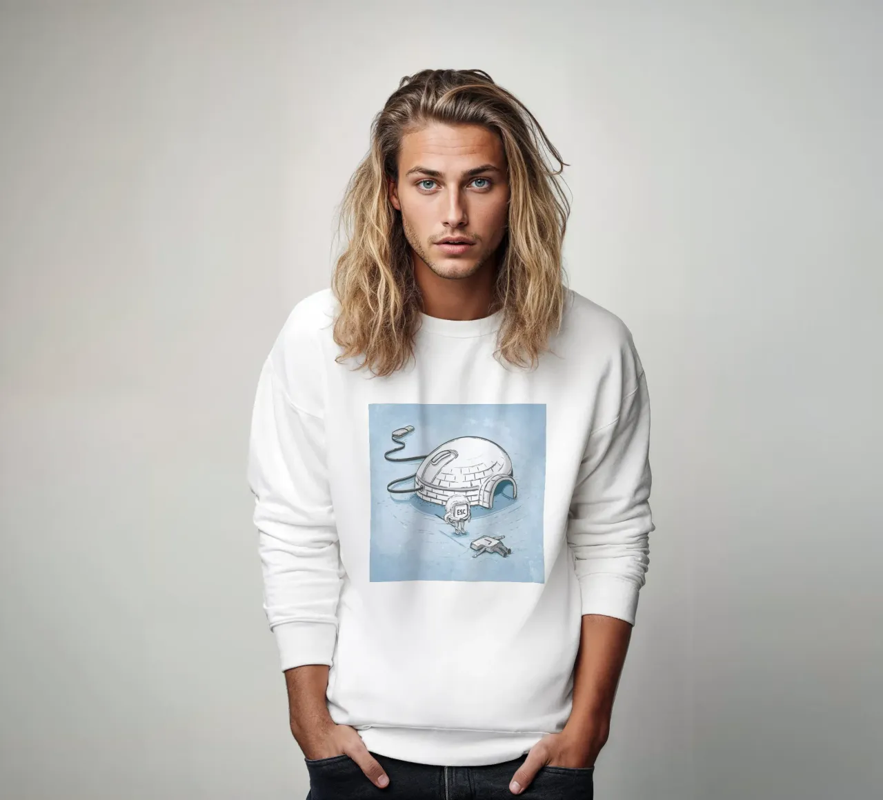 Real Escimo Life sweatshirt van Robert Richter