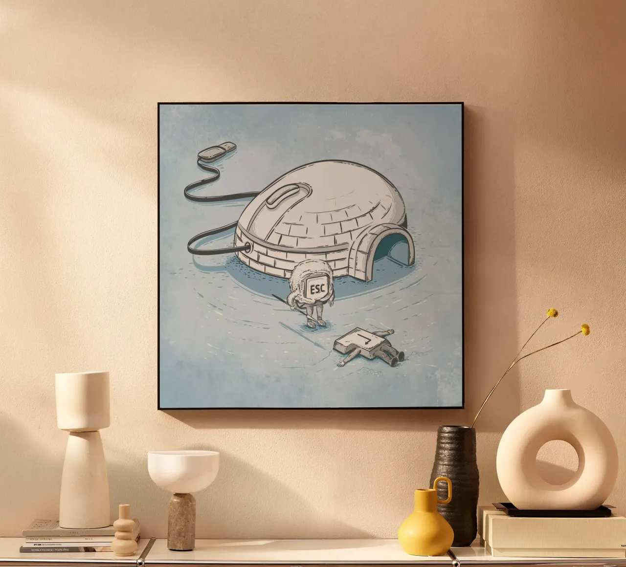 Real Escimo Life plexiglass da Robert Richter