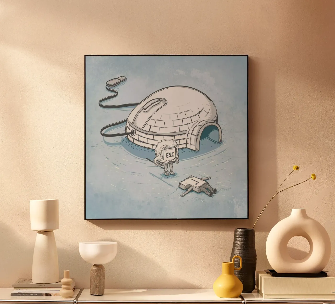 Real Escimo Life plexiglass da Robert Richter