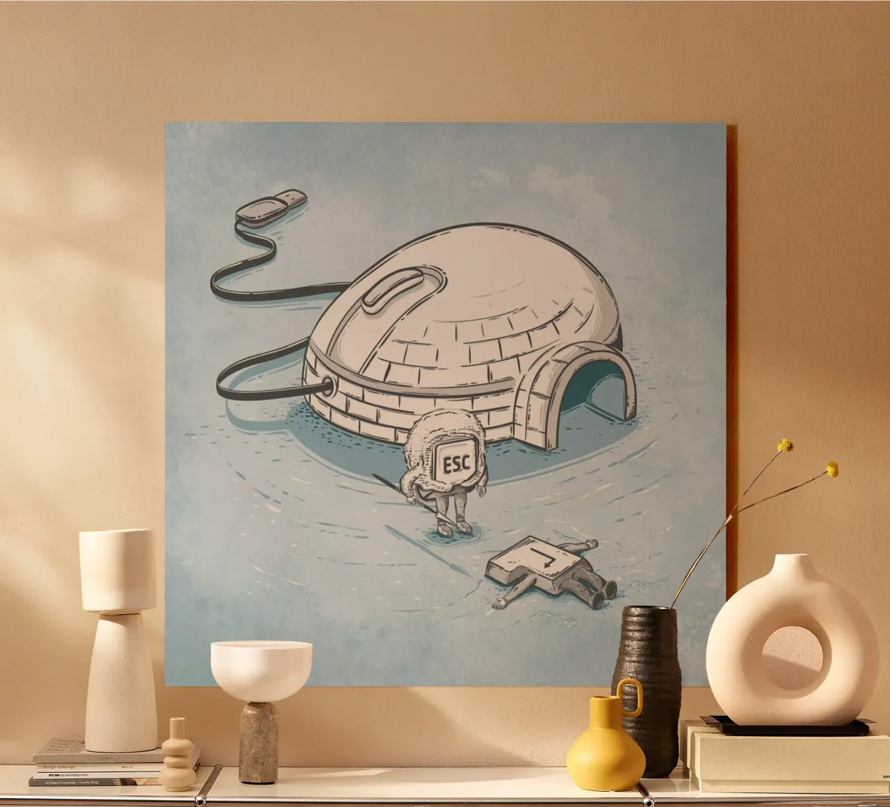 Real Escimo Life plexiglass da Robert Richter