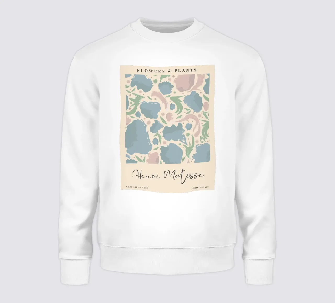 Abstract flowers - Soft colours sweatshirt by Whole©