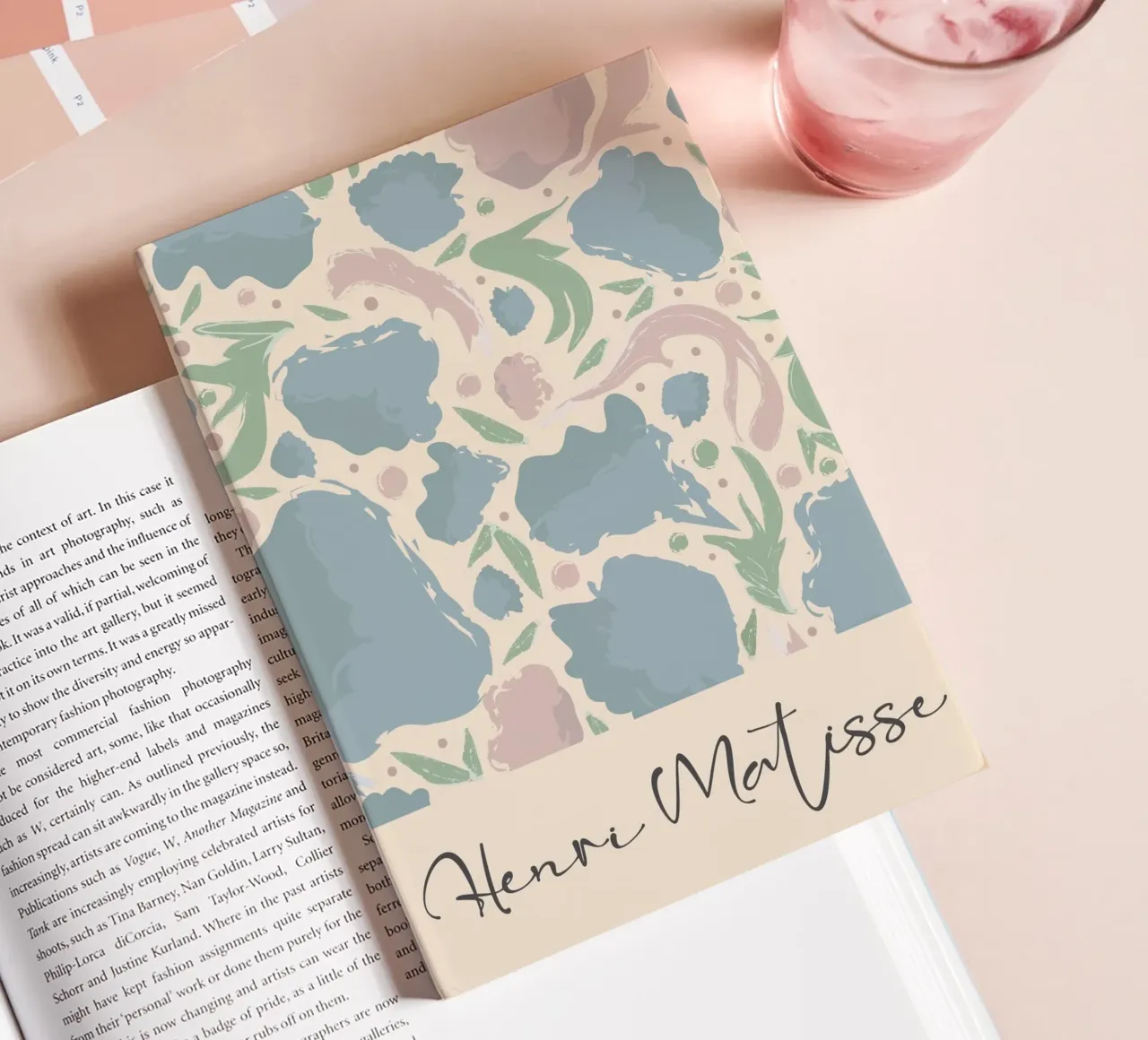 Flores abstractas - Colores suaves cuaderno de Whole©