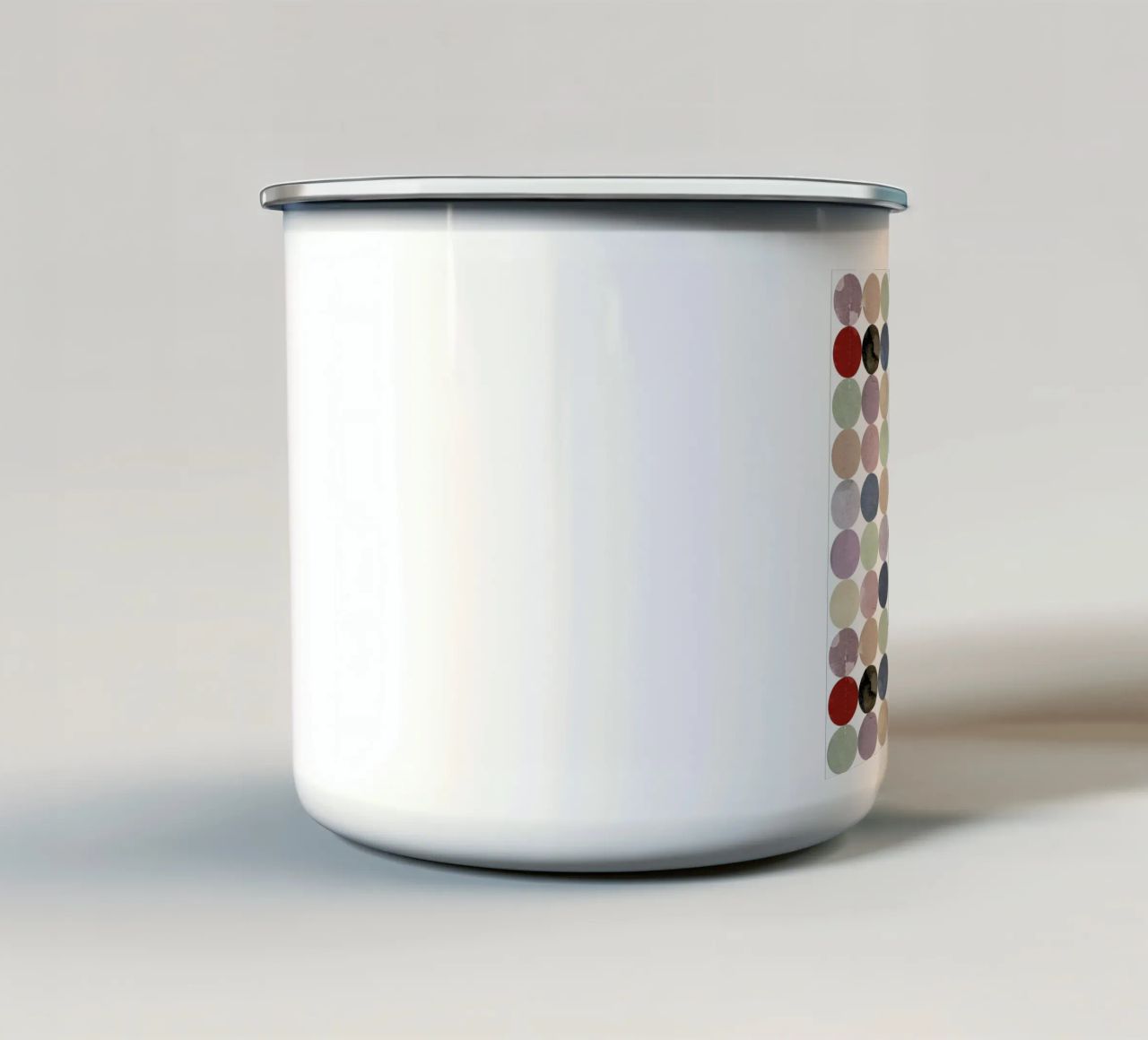 Winter Polka Dots tazza in smalto da cafelab