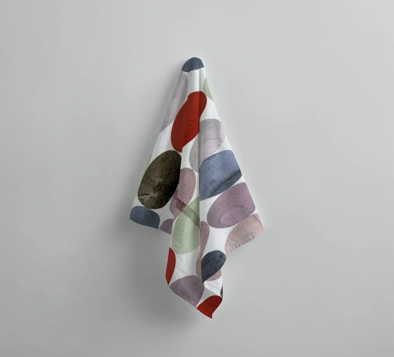 Winter Polka Dots towel by cafelab