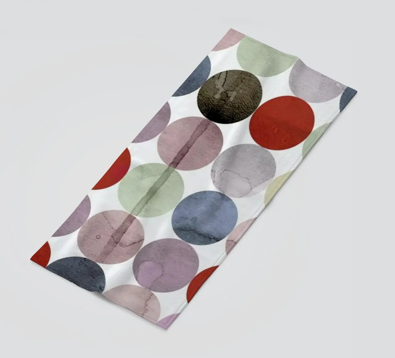 Winter Polka Dots beach towel by cafelab