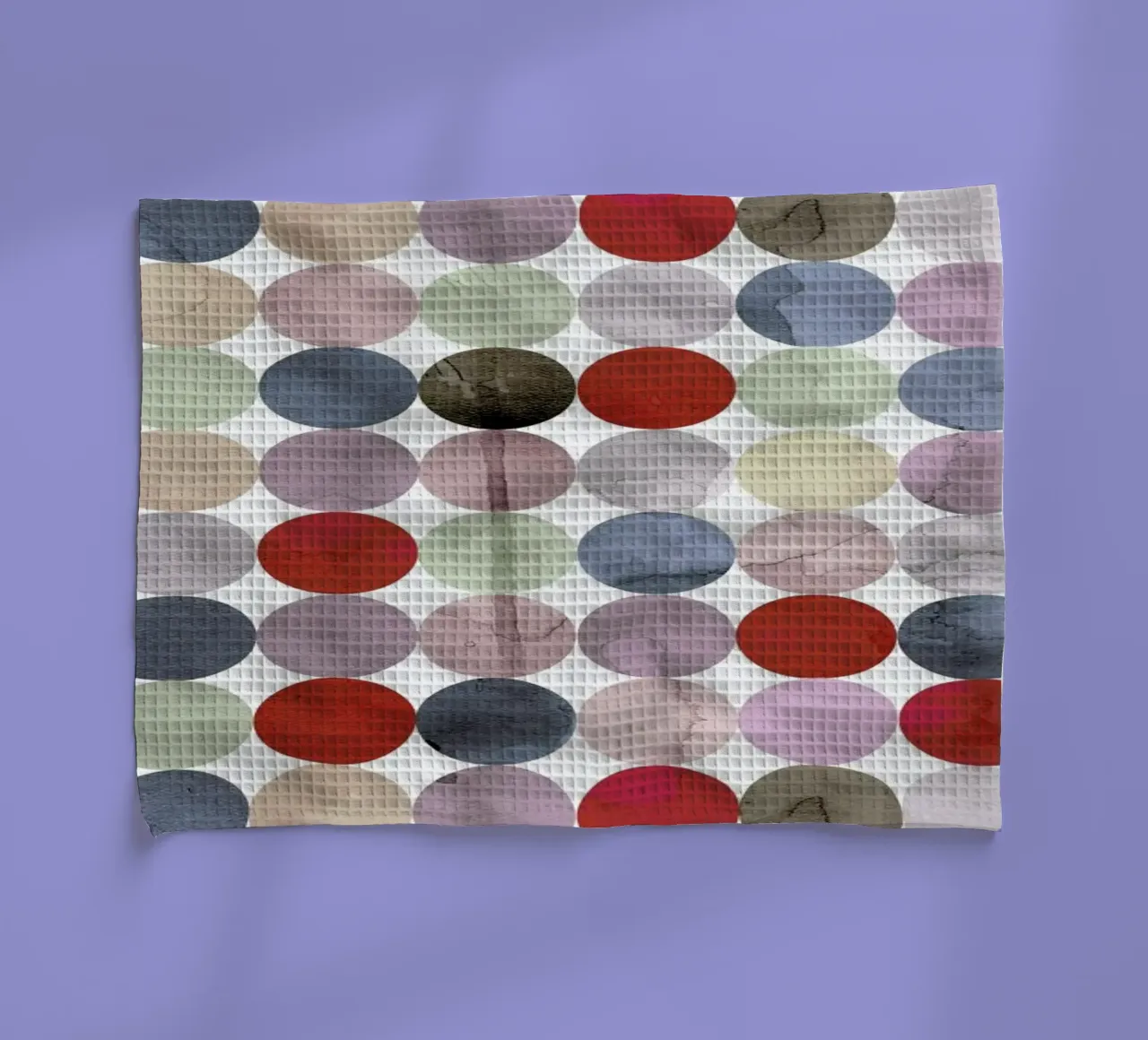Winter Polka Dots tea towel by cafelab