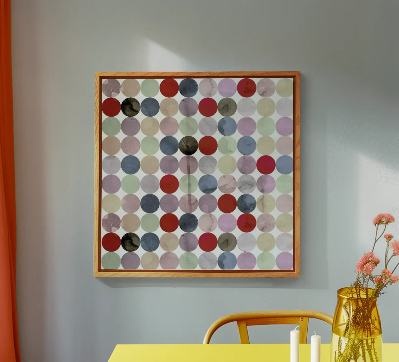 Winter Polka Dots plexiglass da cafelab