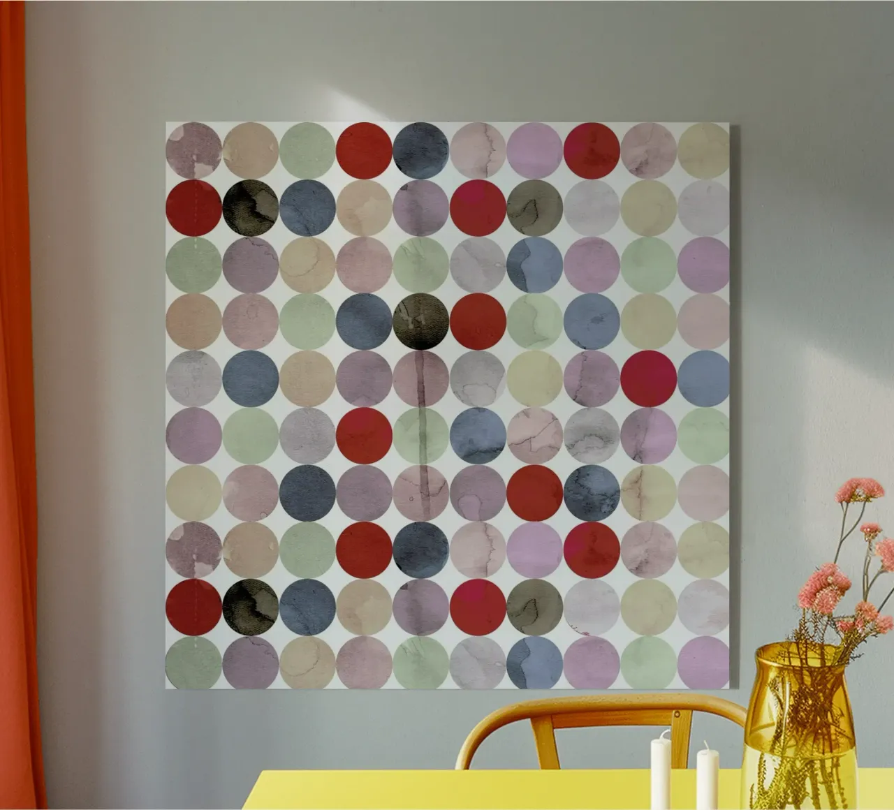 Winter Polka Dots plexiglass da cafelab