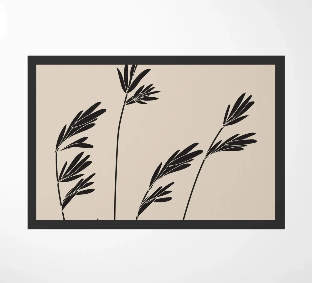 Steli di piante alte minimaliste zerbino da Melloi Art Print
