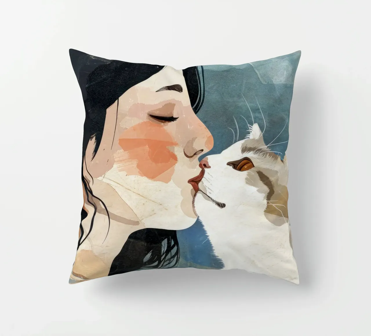 Mi piace l'arte dei gattini cuscino da Justyna Jaszke JBJart