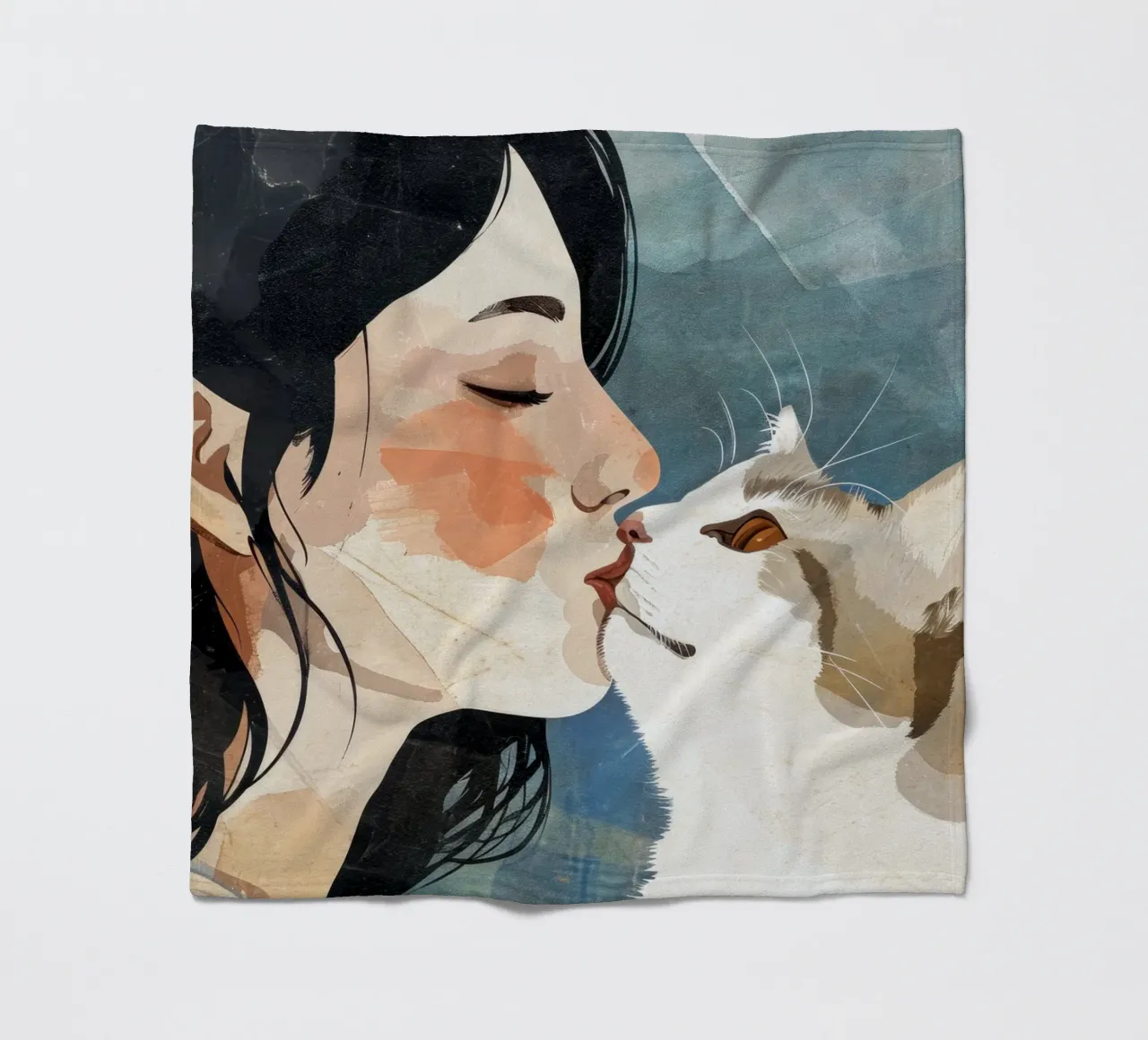Mi piace l'arte dei gattini coperta in pile da Justyna Jaszke JBJart