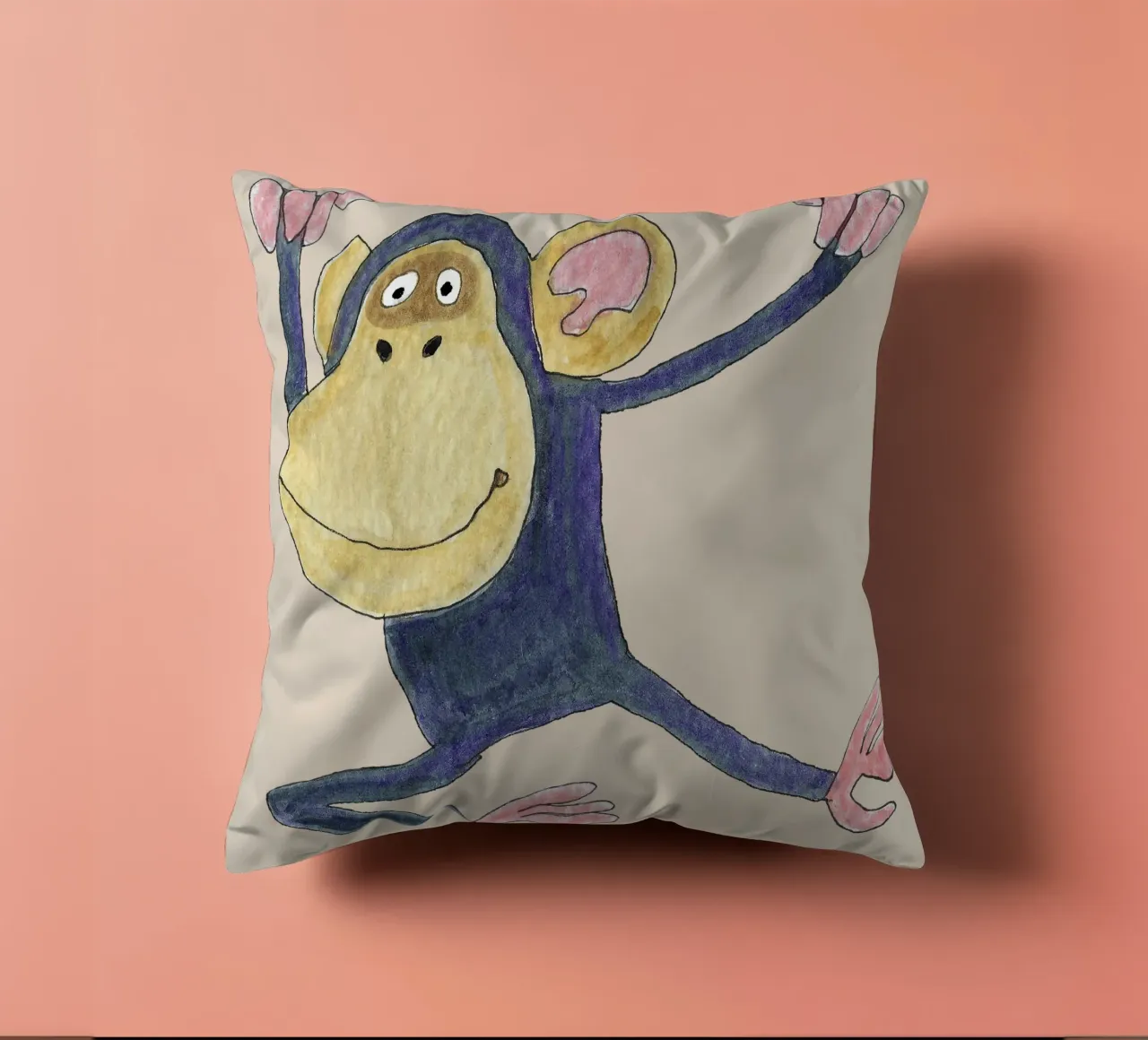 Monkey cuscino da Face & Content