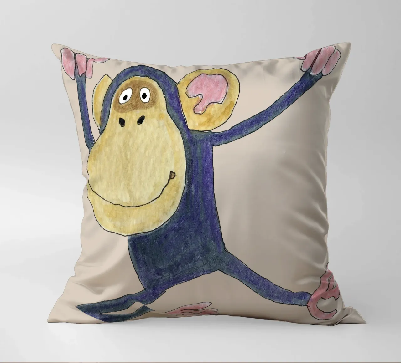 Monkey cuscino da Face & Content