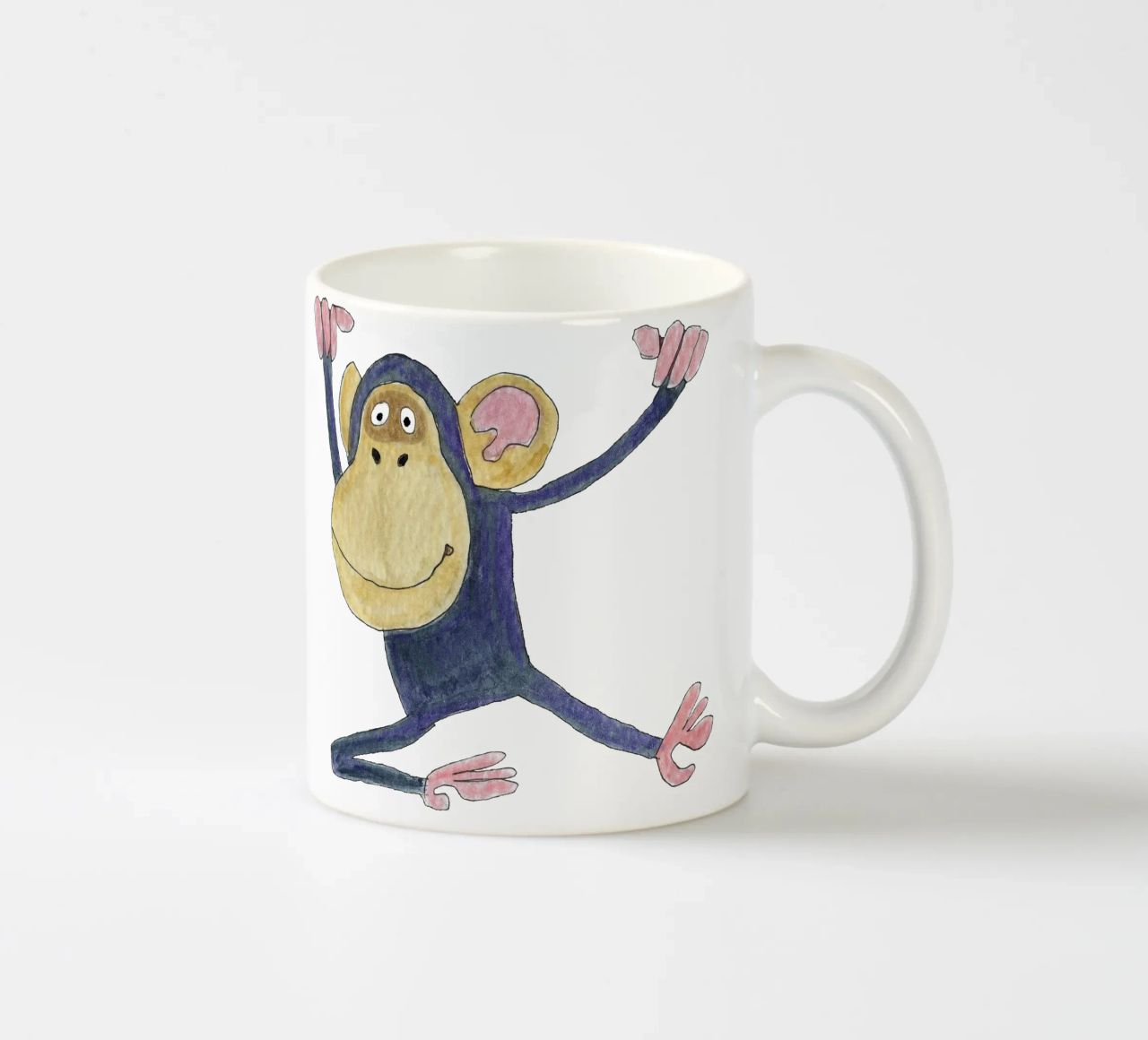 Monkey tazza in ceramica da Face & Content