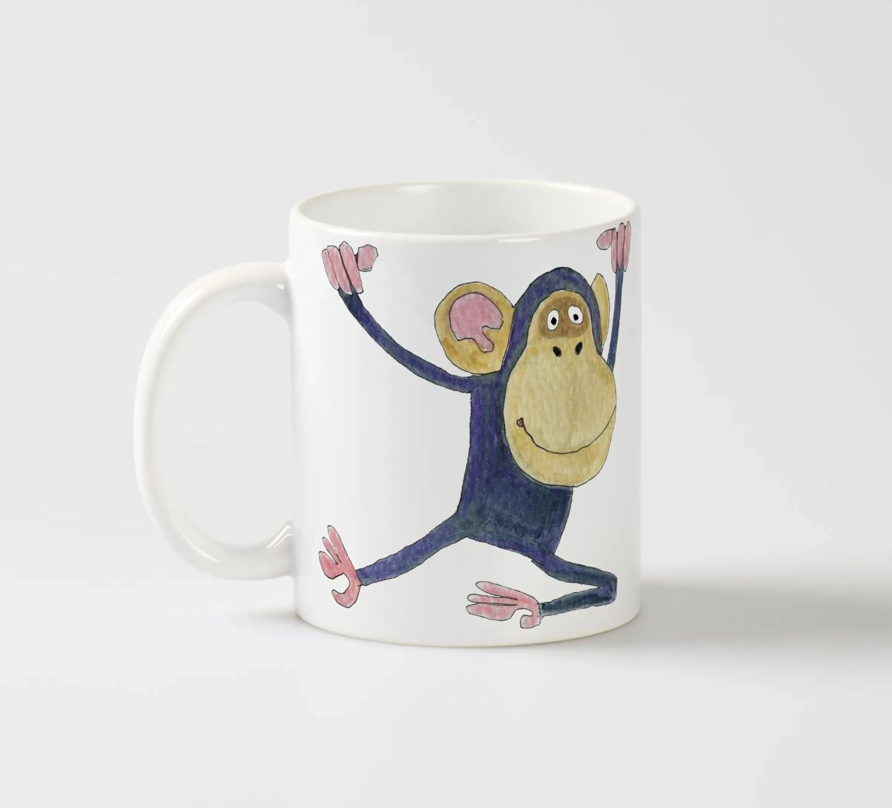 Monkey tazza in ceramica da Face & Content