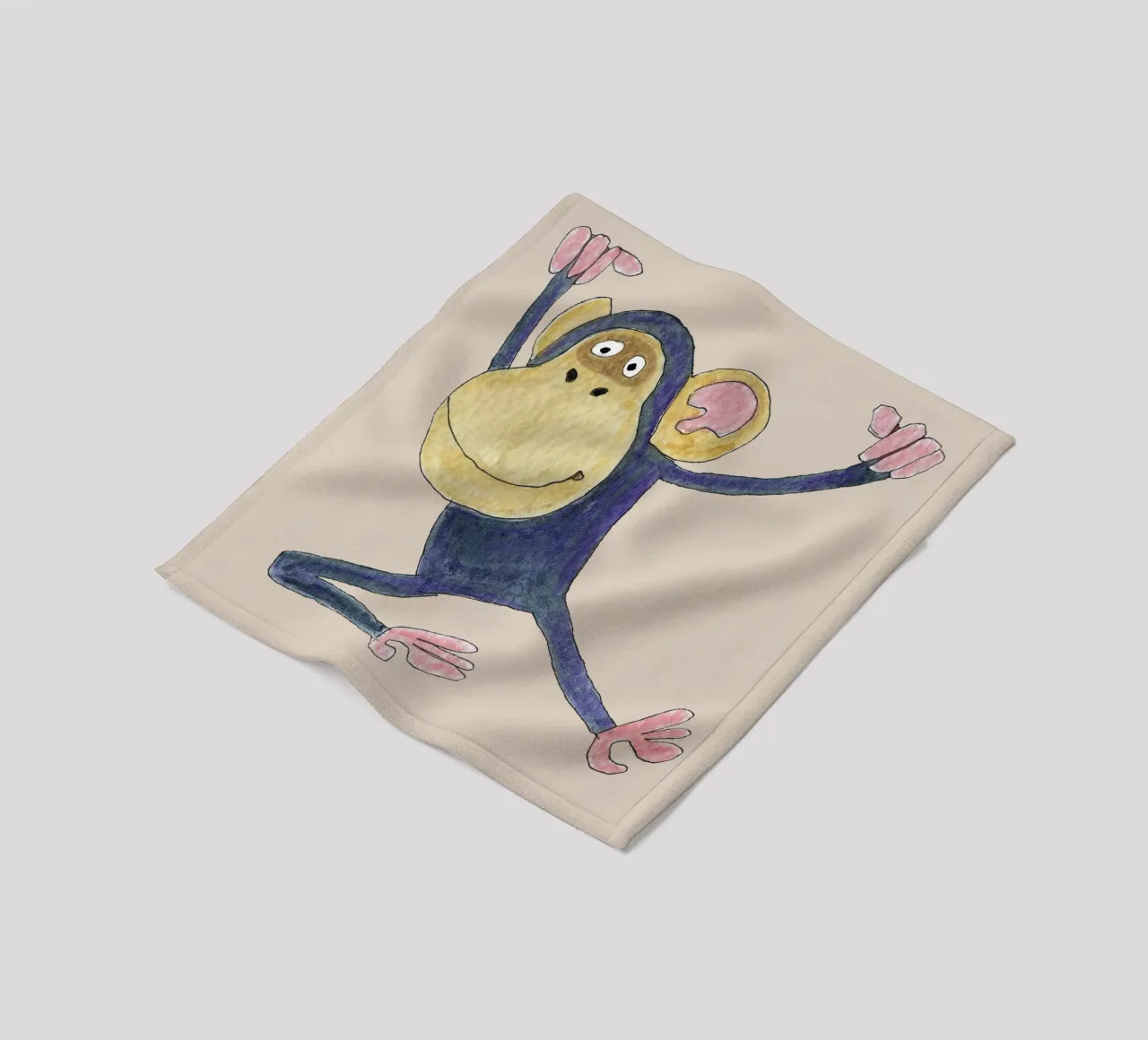 Monkey coperta in pile da Face & Content