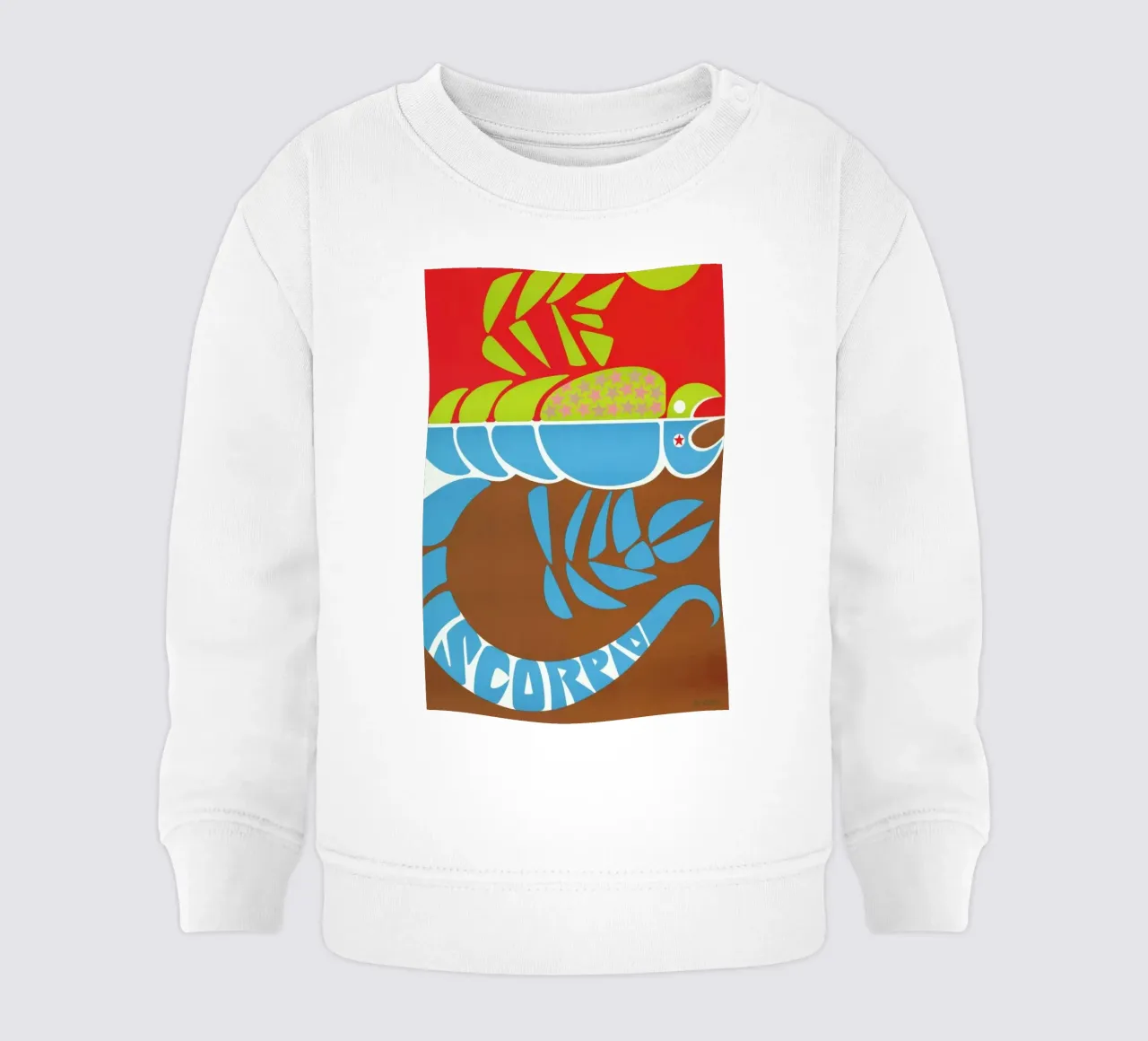 Scorpio baby sweatshirt van Simboli Design