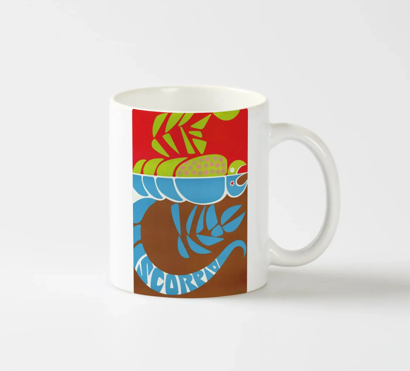 Scorpio ceramic mug by Simboli Design