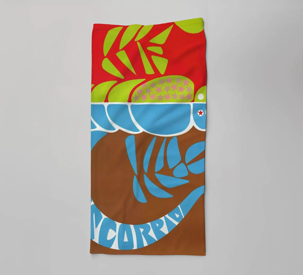 Scorpio badhanddoek van Simboli Design