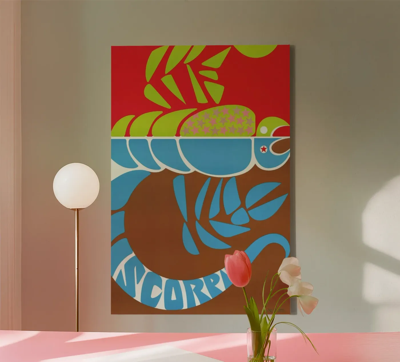 Scorpio canvas by Simboli Design