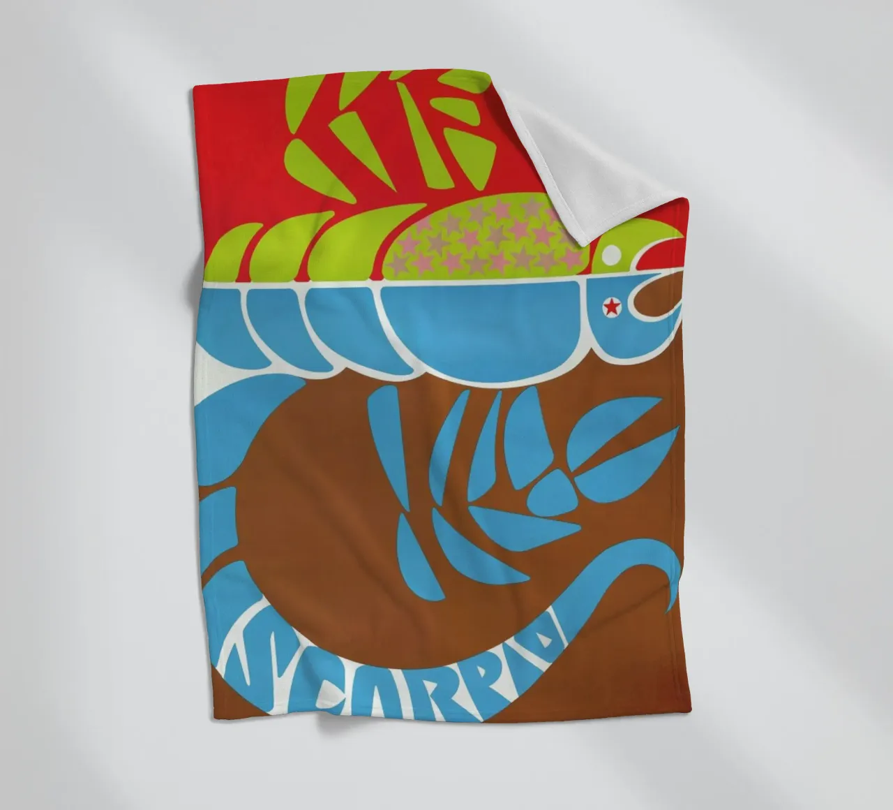 Scorpio fleecedeken van Simboli Design