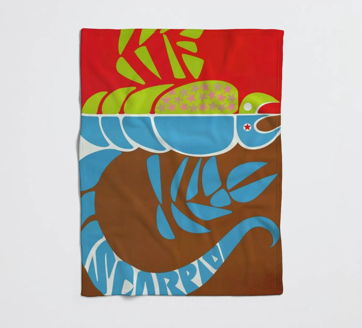 Scorpio coperta in pile da Simboli Design