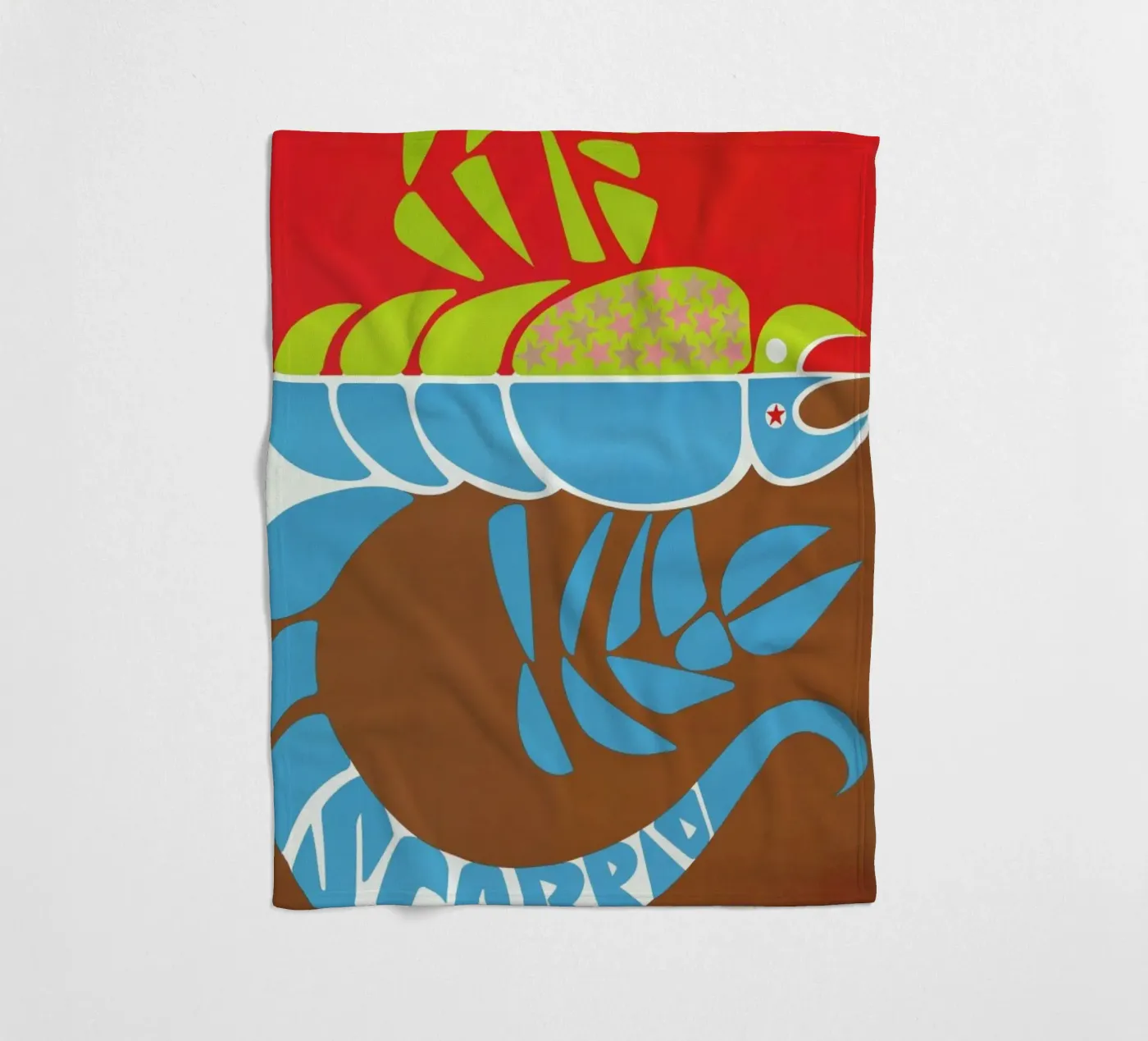 Scorpio coperta in pile da Simboli Design