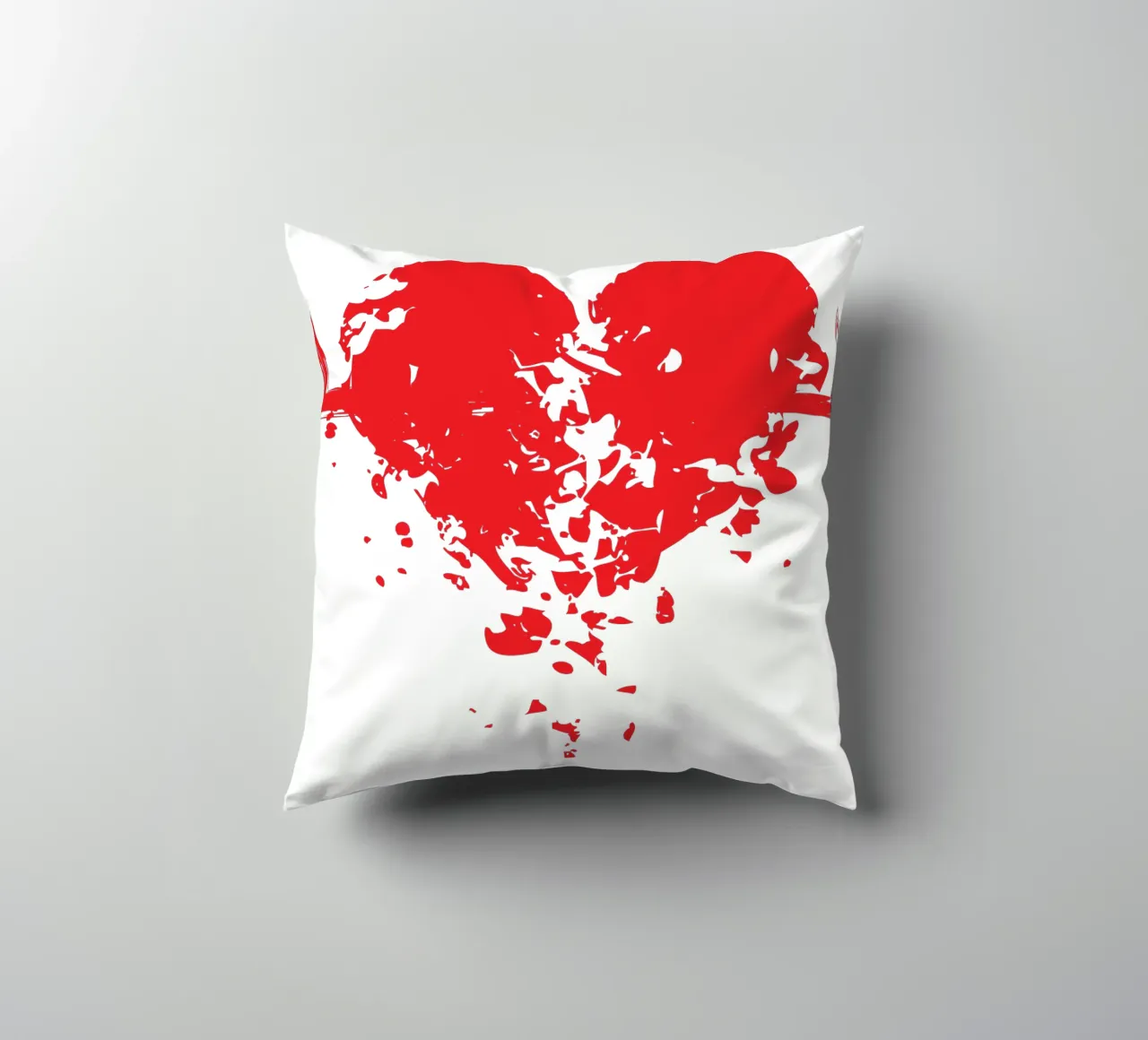cuore spezzato amore arte design cuscino da ririedis