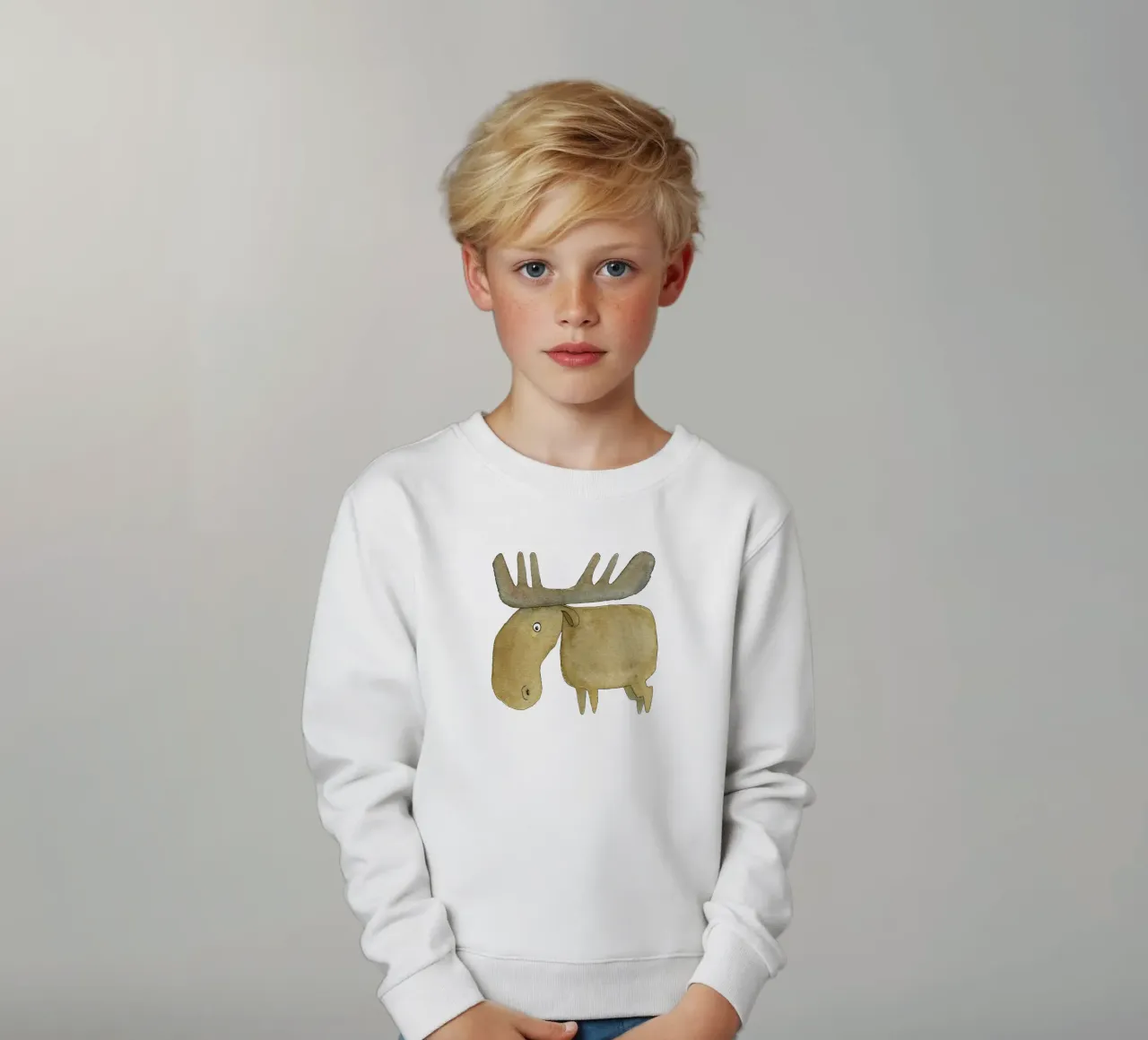 Little elk felpa bambino da Face & Content