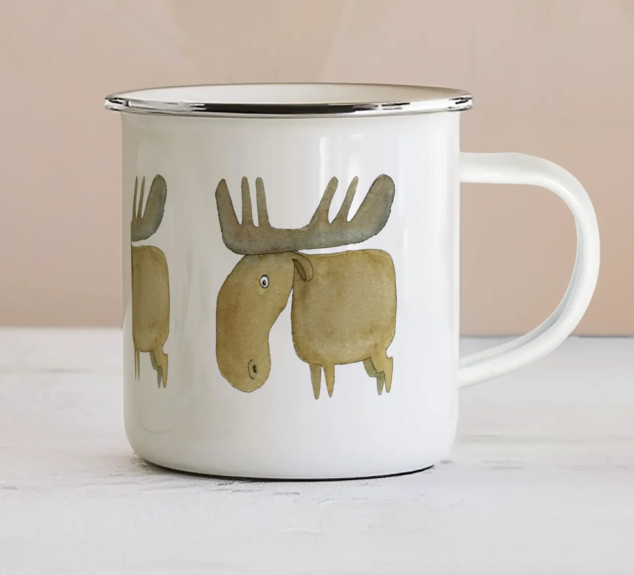 Little elk tazza in smalto da Face & Content