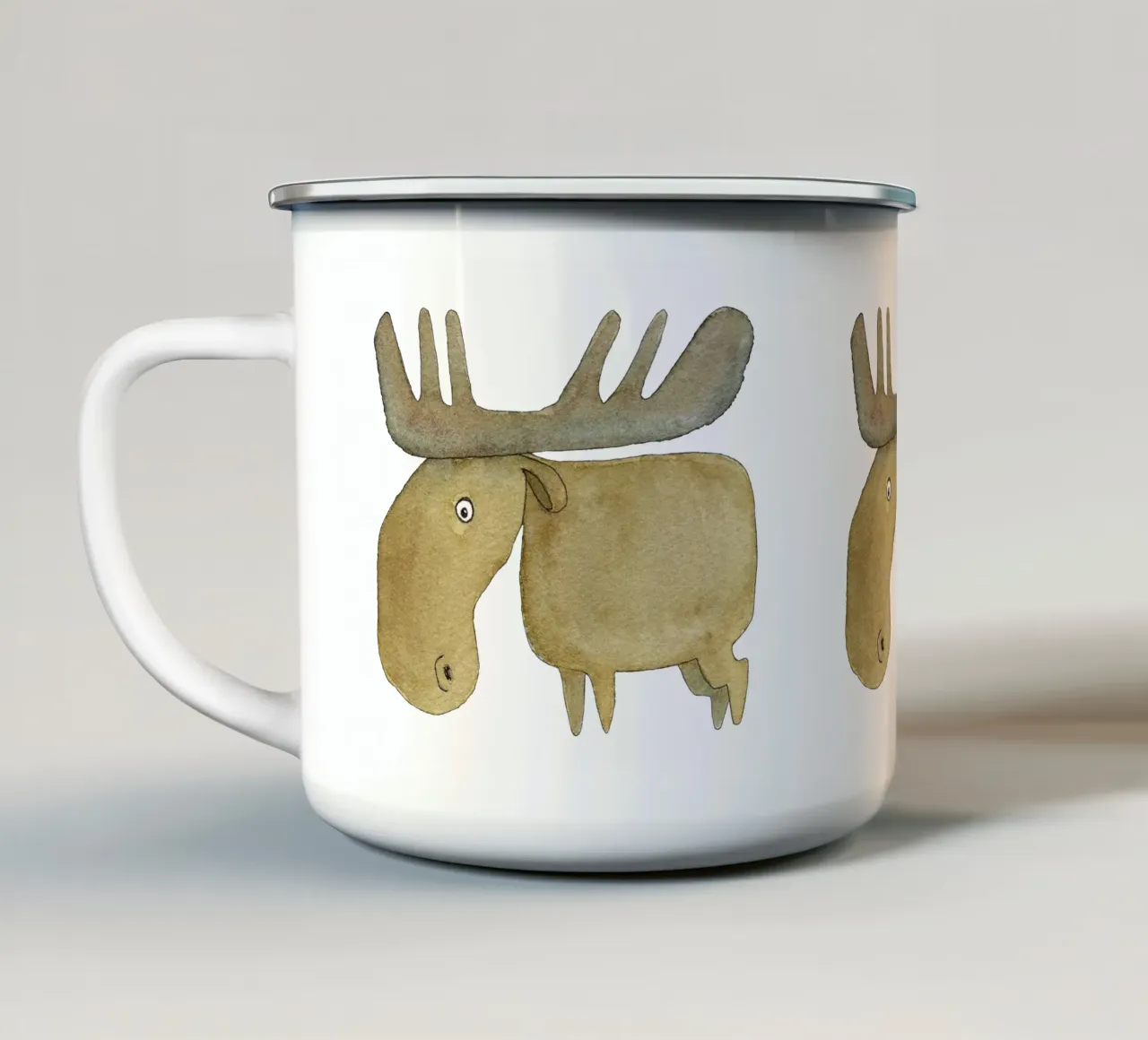 Little elk tazza in smalto da Face & Content