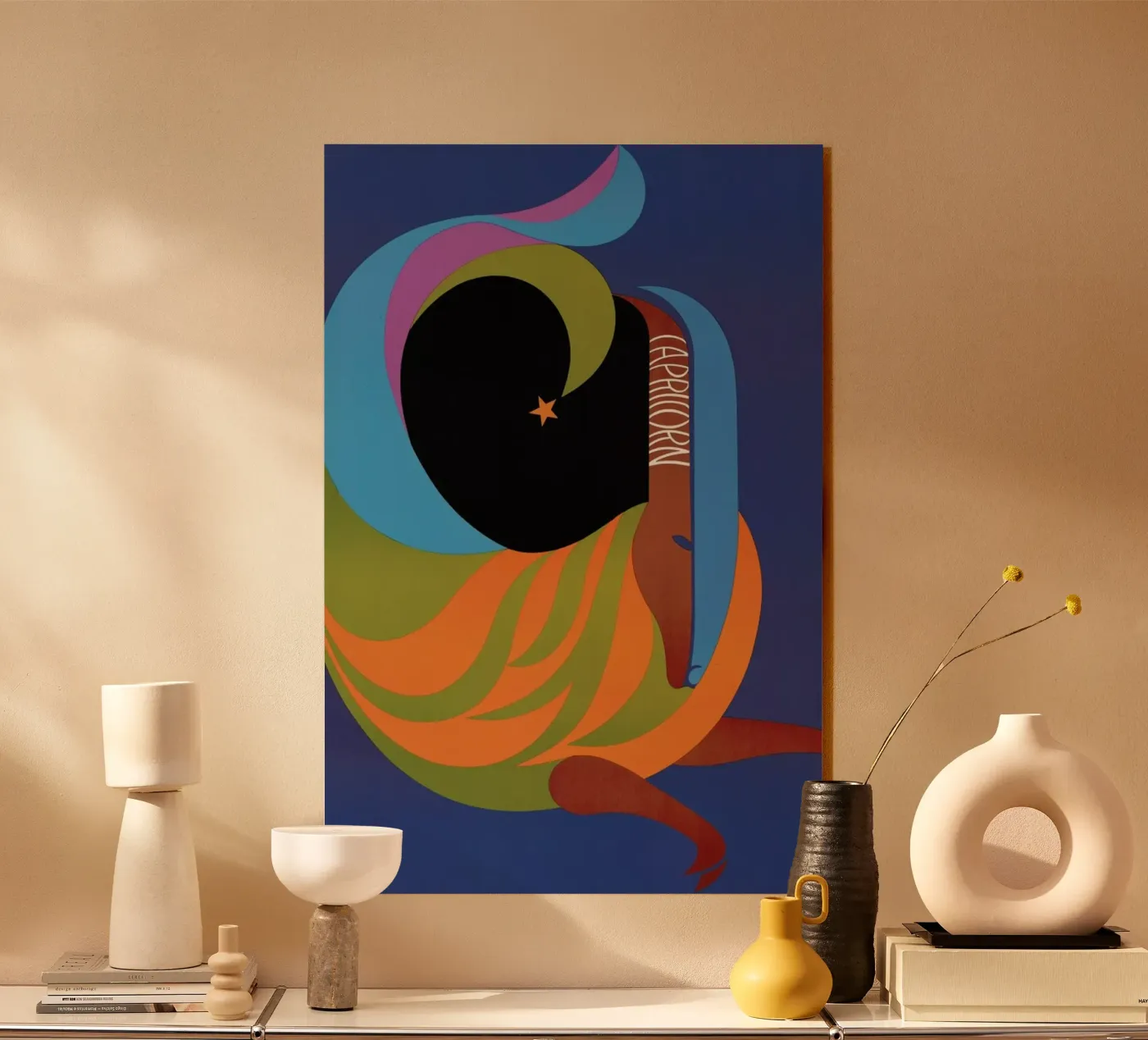 Capricorn acryl van Simboli Design