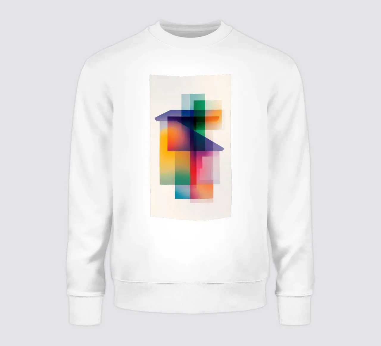 Composición geométrica abstracta sudadera de Geometric