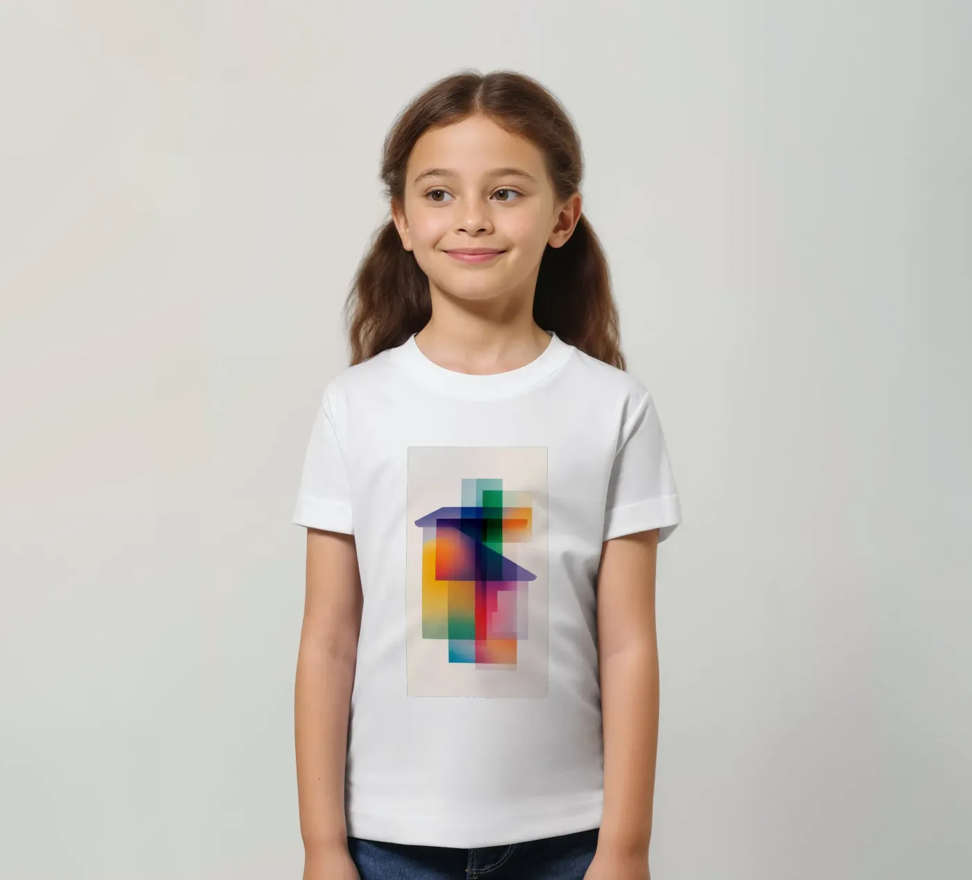 Composizione geometrica astratta t-shirt bambini da Geometric