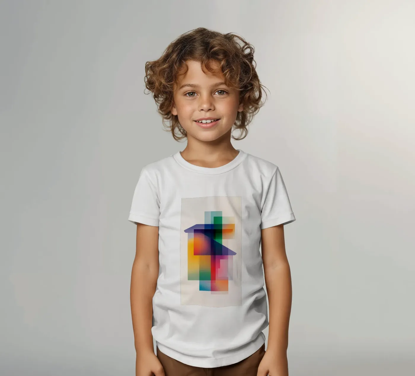 Composizione geometrica astratta t-shirt bambini da Geometric