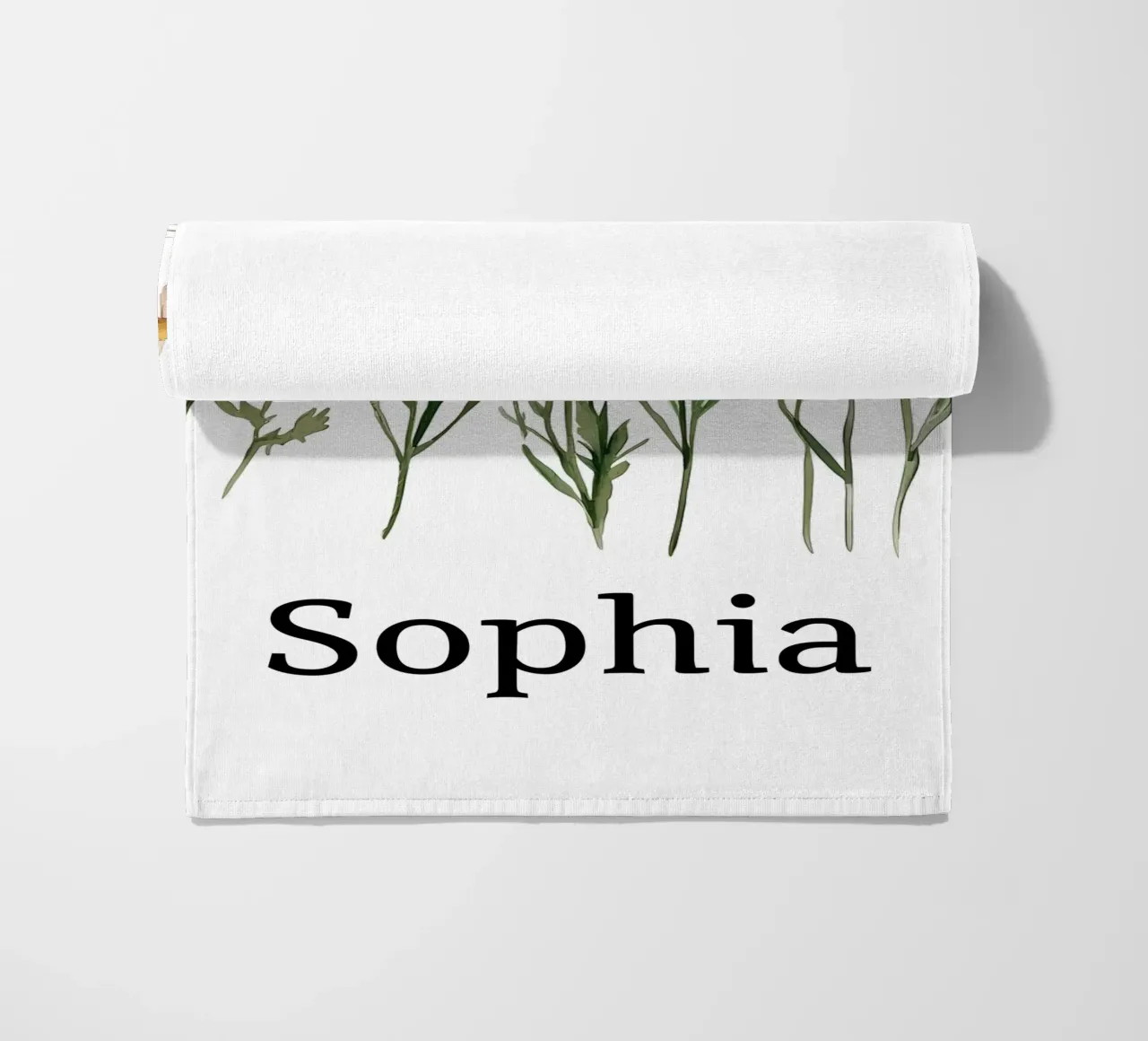 Pastel Wildflowers beach towel by IamHomeStudio
