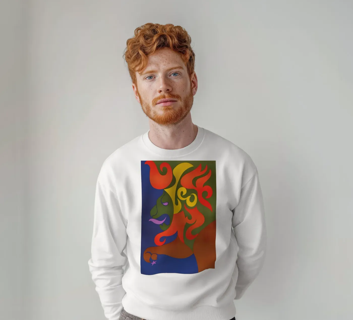 Leo felpa da Simboli Design