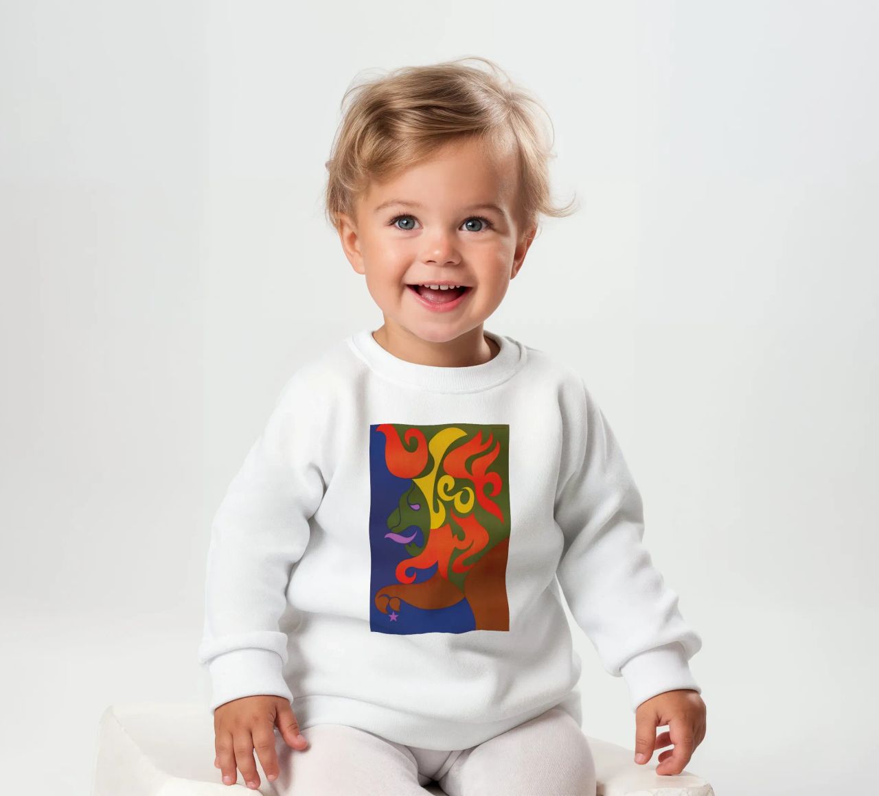 Leo felpa neonato da Simboli Design