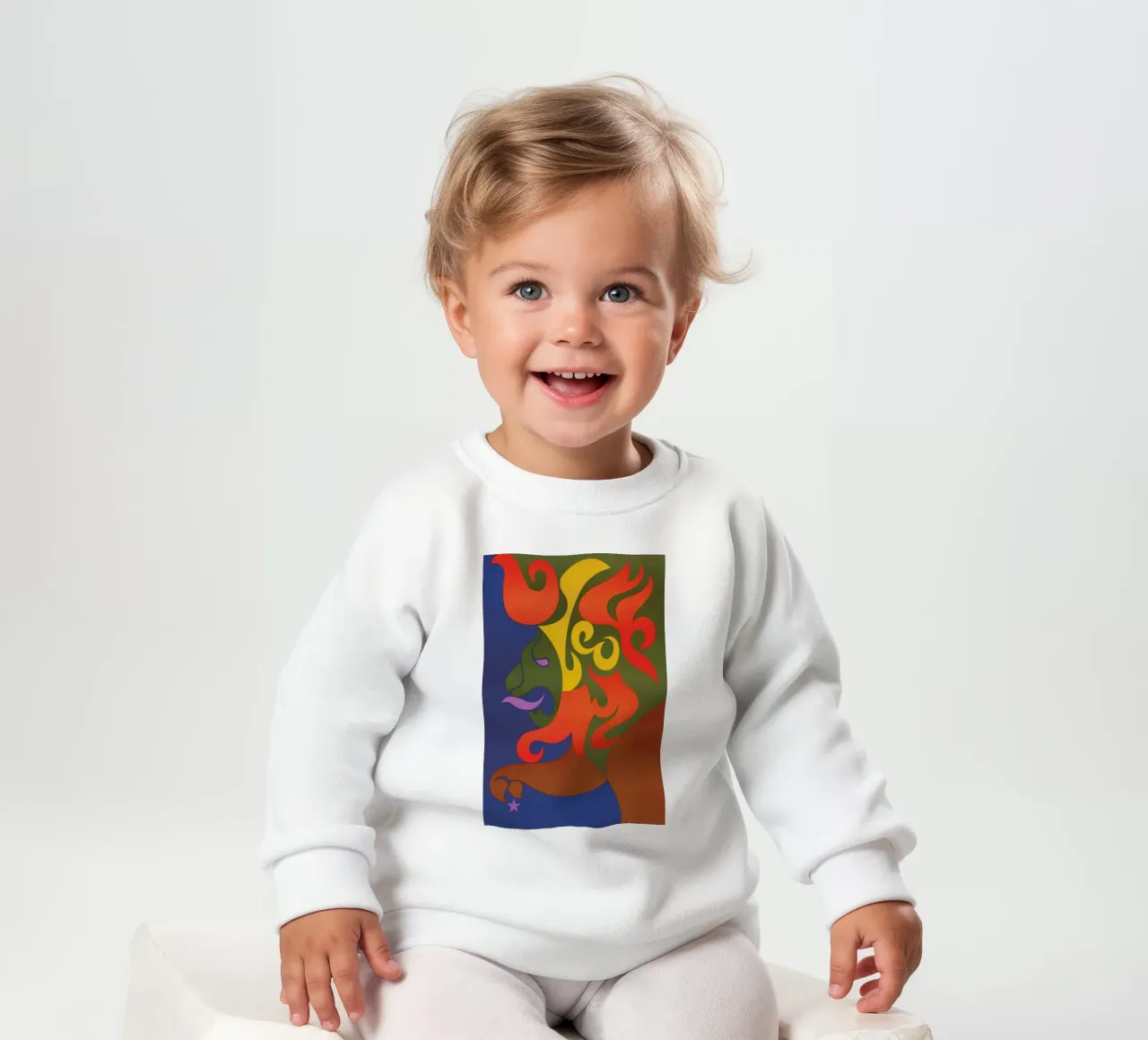 Leo sudadera de bebé de Simboli Design
