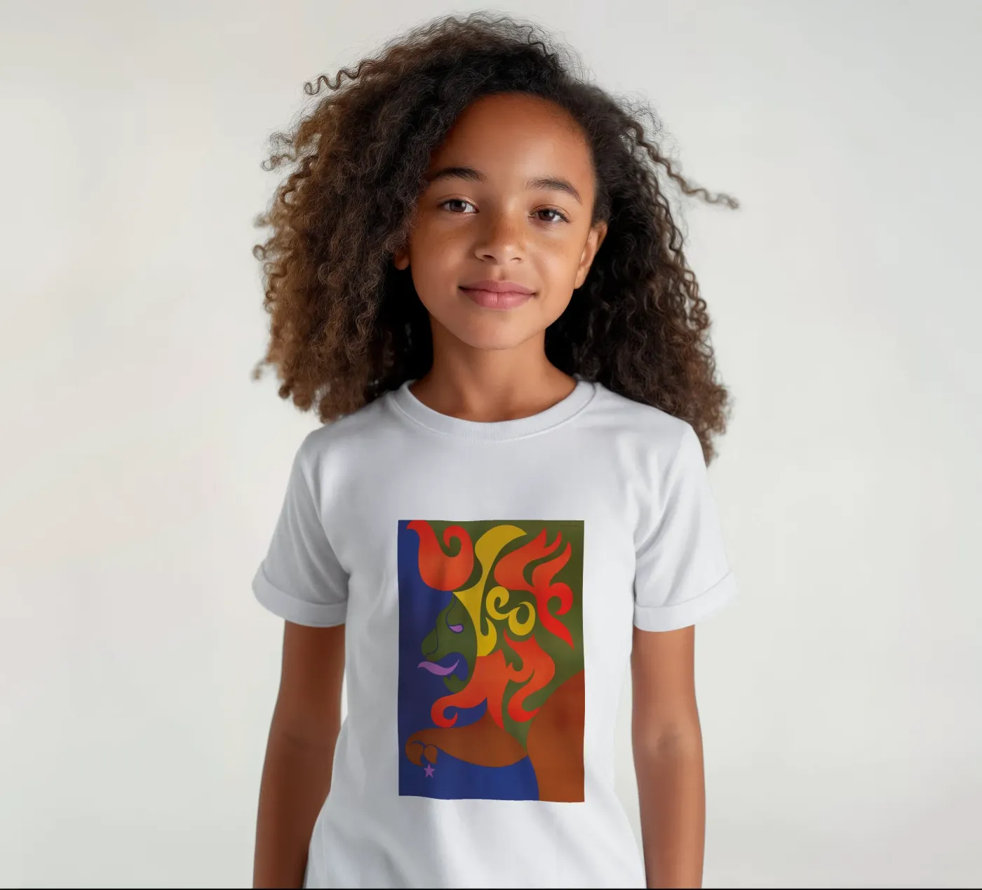 Leo t-shirt bambini da Simboli Design