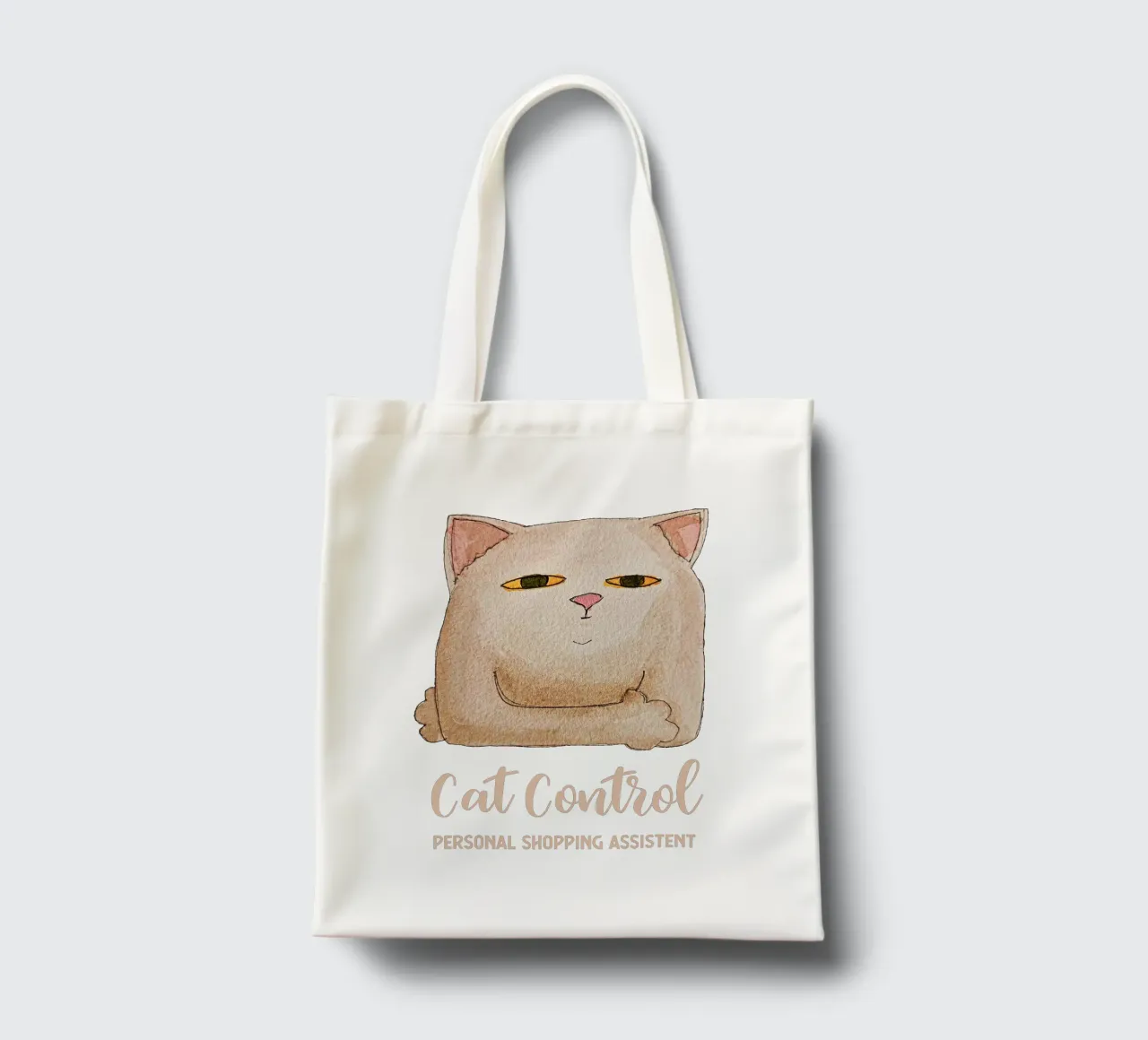 Cat needs to talk borsa in juta da Face & Content