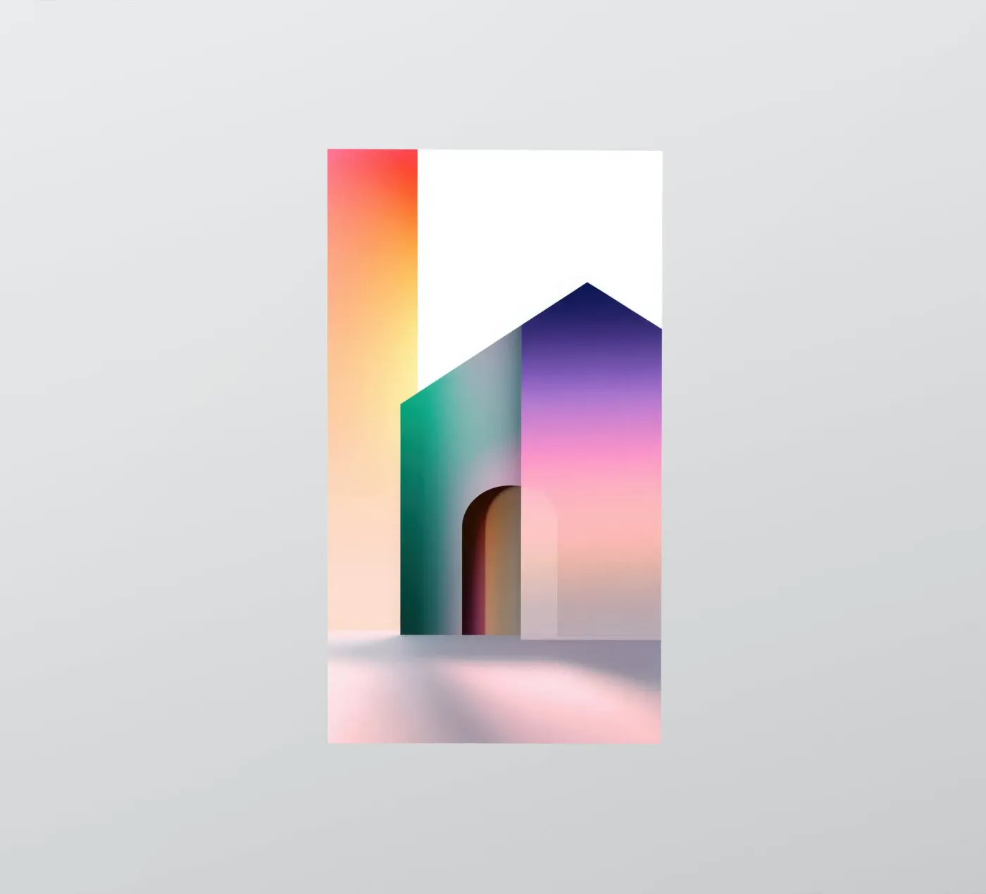 Abstract Geometric Composition sticker by Geometric